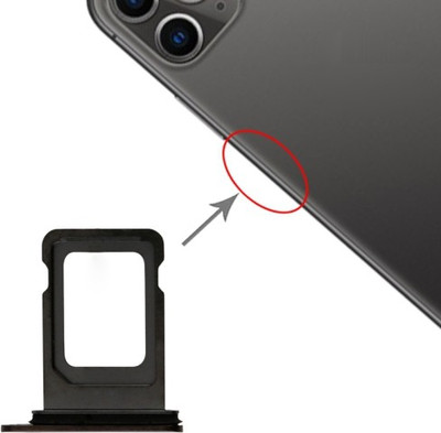 SPAREWARE Sim Card Tray(Compatible With IPHONE 11 PRO MAX GREY)