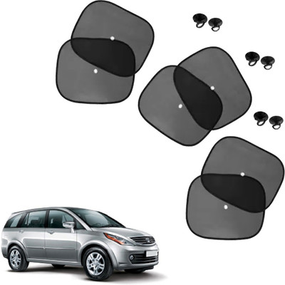 DvineAutoFashionZ Side Window Sun Shade For Tata Aria(Black)