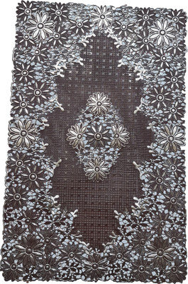 DELHI PVC CORP Rectangular Pack of 6 Table Placemat(Brown, PVC)