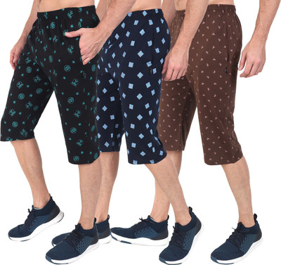 Zeffit Printed Men Three Fourths