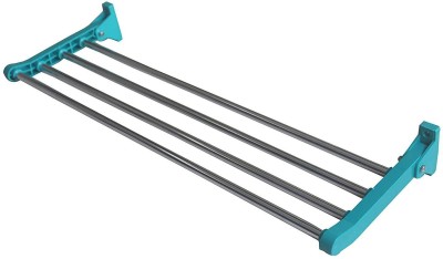 MADHULI 24 Inch Plastic Rack Sea Green Sea green Towel Holder(Stainless Steel, Plastic)