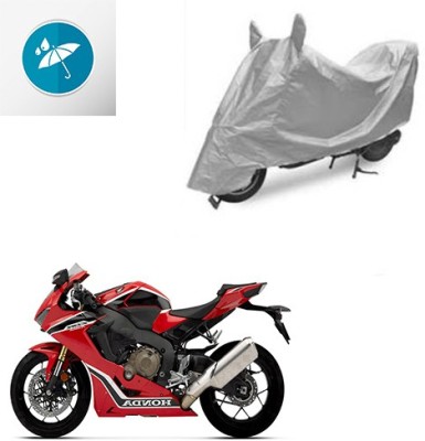 SRENTERPRISES Two Wheeler Cover for Honda(CBR 1000RR, Silver)