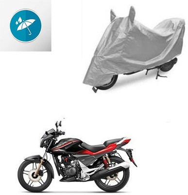 SRENTERPRISES Two Wheeler Cover for Honda(CBZ Extreme, Silver)