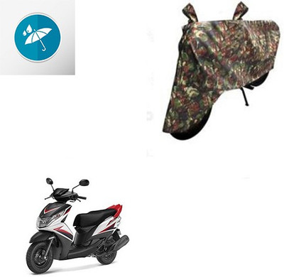 SRENTERPRISES Two Wheeler Cover for Yamaha(Ray Z, Multicolor)