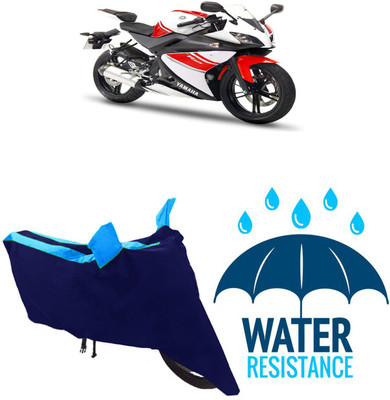 RONISH Waterproof Two Wheeler Cover for Yamaha(R15 V3, Blue)