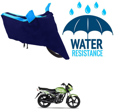 RONISH Waterproof Two Wheeler Cover for TVS(Jive, Blue)