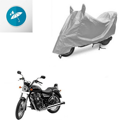 SRENTERPRISES Two Wheeler Cover for Royal Enfield(Thunderbird 350, Silver)