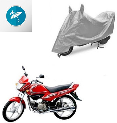SRENTERPRISES Two Wheeler Cover for Hero(Splendor NXG, Silver)
