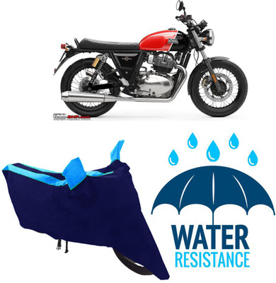 MMSSTAR Waterproof Two Wheeler Cover for Royal Enfield(Twin, Blue)