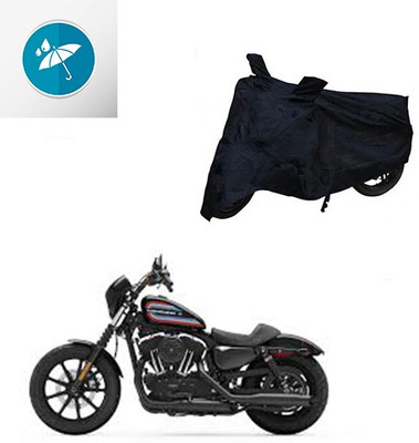MMSSTAR Waterproof Two Wheeler Cover for Harley Davidson(XL 1200, Black)