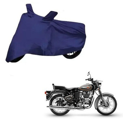 Balaji Traders Waterproof Two Wheeler Cover for Royal Enfield(Thunderbird 500, Blue)