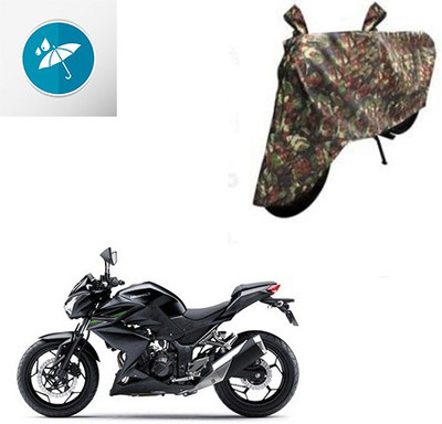 SRENTERPRISES Two Wheeler Cover for Kawasaki(Z250, Multicolor)