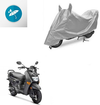 SRENTERPRISES Two Wheeler Cover for Honda(Cliq, Silver)