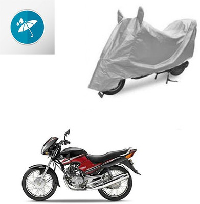 SRENTERPRISES Two Wheeler Cover for Yamaha(Gladiator, Silver)