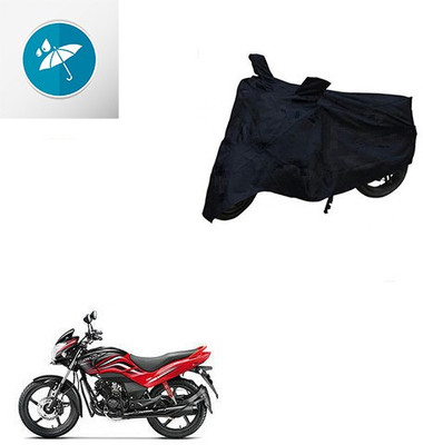 SRENTERPRISES Two Wheeler Cover for Honda(Passion Xpro, Black)