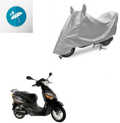 SRENTERPRISES Two Wheeler Cover for Hero(Electric Zippy, Silver)