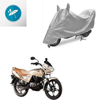 SRENTERPRISES Two Wheeler Cover for LML(Freedom, Silver)