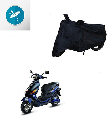 SRENTERPRISES Two Wheeler Cover for Hero(Electric Cruz, Black)