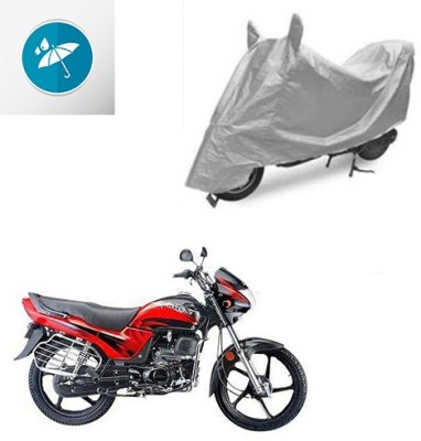 SRENTERPRISES Two Wheeler Cover for Honda(Passion Plus, Silver)