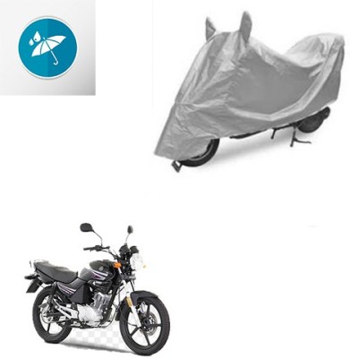 SRENTERPRISES Two Wheeler Cover for Yamaha(Libero, Silver)