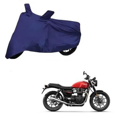 Balaji Traders Waterproof Two Wheeler Cover for Triumph(Twin spark, Blue)