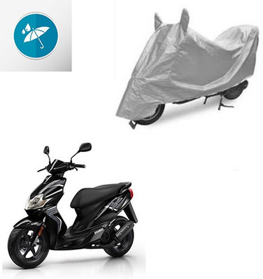 SRENTERPRISES Two Wheeler Cover for Yamaha(Jog R, Silver)