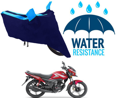 RONISH Waterproof Two Wheeler Cover for Honda(CB Shine SP, Blue)