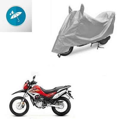 SRENTERPRISES Two Wheeler Cover for Hero(Impulse, Silver)