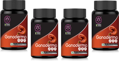 1 Tree Ganoderma Capsules For Energy & Stamina Booster-Improve Immune System(Pack Of 4)(4 x 60 Tablets)