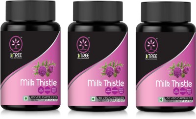1 Tree Milk Thistle Capsules -Liver Cure -Liver Support-Milk Thistle Extract(Pack Of 3)(3 x 60 g)