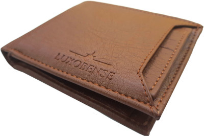 LUXOBENSE Men Brown Artificial Leather Wallet(5 Card Slots)