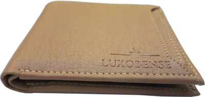 LUXOBENSE Men Tan Artificial Leather Wallet(6 Card Slots)
