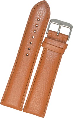 SURU Padded Ogive Tip D6147 20 mm Genuine Leather Watch Strap(Tan)