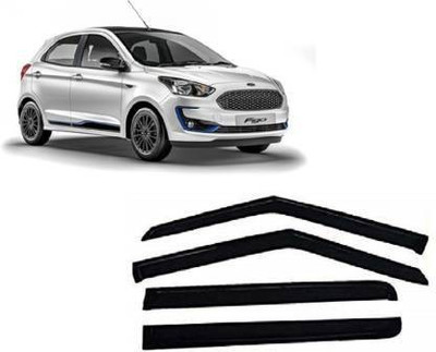 CARSHADE For Non-convertibles Front, Rear Wind Deflector(Tinted Ford Figo)