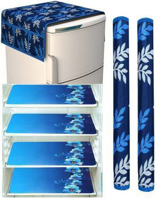 Crafteal Refrigerator  Cover(Width: 55 cm, Multicolor)