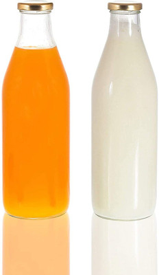 MD REATIL 500 ml Glass Bottle(Pack of 2, Clear)