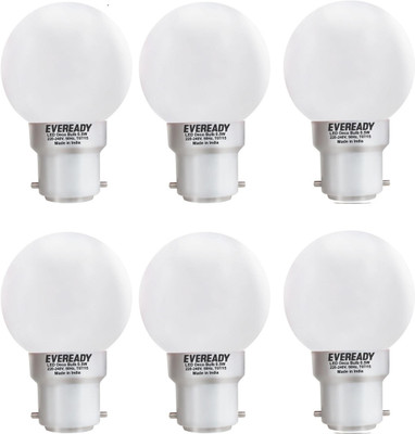 28% OFF on EVEREADY 0.5 W Standard B22 LED Bulb(White, Pack of 6) 28% OFF on EVEREADY 0.5 W Standard B22 LED Bulb(White, Pack of 6)