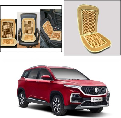 Oshotto Wooden, Velvet Car Seat Cover For MG Hector(NA, Split Back Seat, Without Back Seat Arm Rest, 4 Seater)