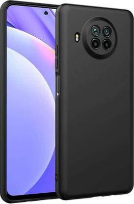 Druthers Back Cover for Xiaomi Mi 10i 5G, Mi 10i 5G Matte Finish Camera Protection Back Cover(Black, Matte Finish, Silicon, Pack of: 1)