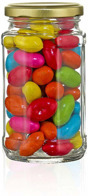goblet Glass Cookie Jar  - 400 ml(Pack of 6, Clear)