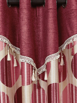 73% OFF on Cortina 150 cm (5 ft) Polyester Window Curtain Single Curtain(Motif, Maroon) 73% OFF on Cortina 150 cm (5 ft) Polyester Window Curtain Single Curtain(Motif, Maroon)