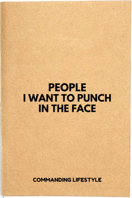 Commanding Lifestyle Handmade / Recycled A5 Notebook Unruled 128 Pages(Brown)
