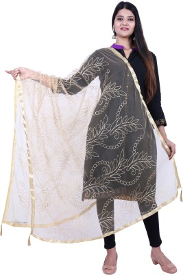 AARAV Net Embroidered Women Dupatta