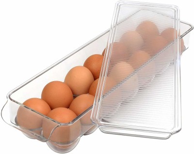 JIGSHTIAL Plastic Egg Container  - 1.1 dozen(Clear)