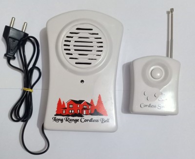 REALON Good quality remote bell with electricity operated wired bell & wireless remote Wired Door Chime(1 Tune)