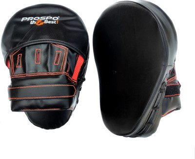 PROSPO Focus Pad Curved, Focus Pad Boxing, Focus Pad Kickboxing, Focus Pad MMA– 1 Pair Focus Pad(Black)