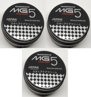 INAMORATA MG5 Smooth with Soft Fragrance Japan Hair Stylish Long lasting hair wax for men pack of 3 Hair Wax Hair Wax(150 g)