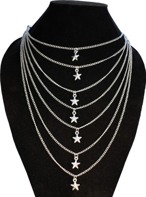 Grace Collections Gold-plated Plated Alloy Necklace Set