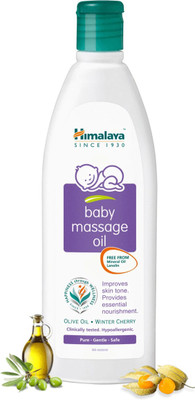 HIMALAYA Since 1930 Baby Care Baby Masssage Oil 100ml Pack of 5(500 ml)