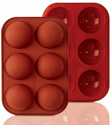 BAKERS4U Silicone Chocolate Mould 6(Pack of 1)